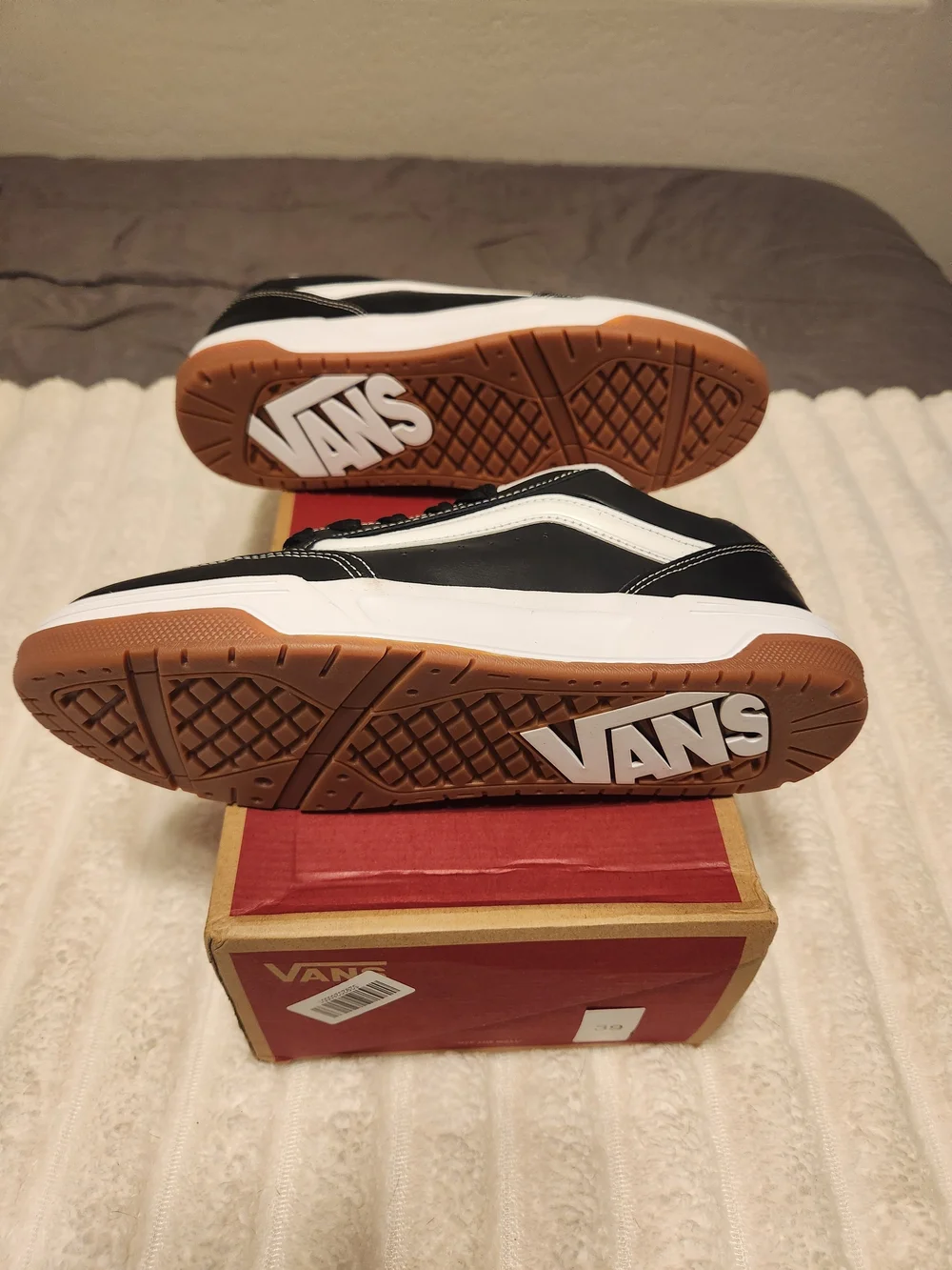 Vans Hylane Low-Top Black & White Men's Skate Sneakers